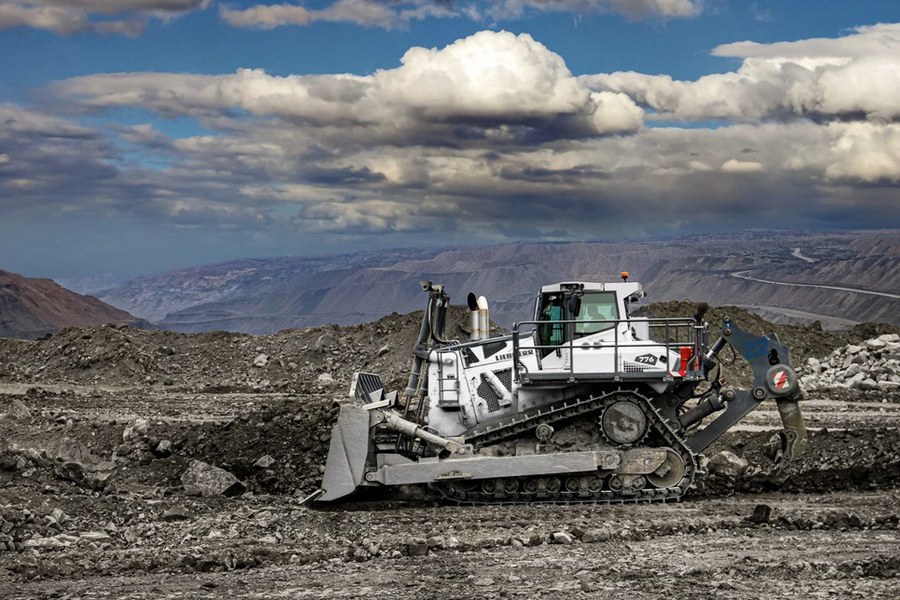Máy ủi bánh xích Liebherr