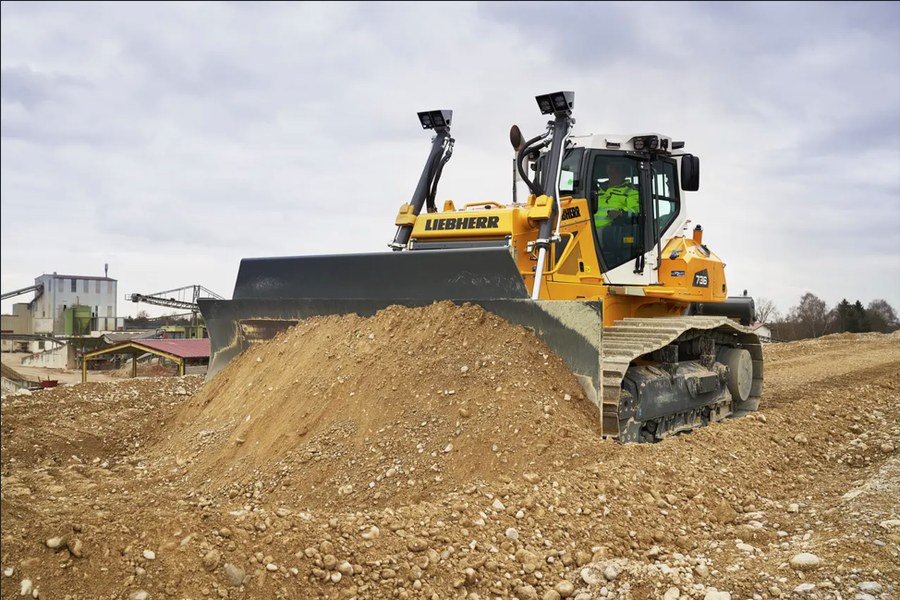 Máy ủi bánh xích Liebherr