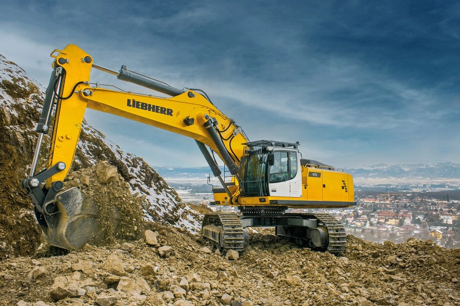 Máy xúc bánh xích cỡ vừa Liebherr