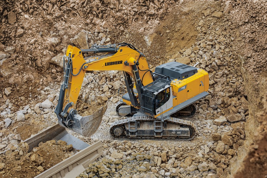 Máy xúc bánh xích cỡ vừa Liebherr