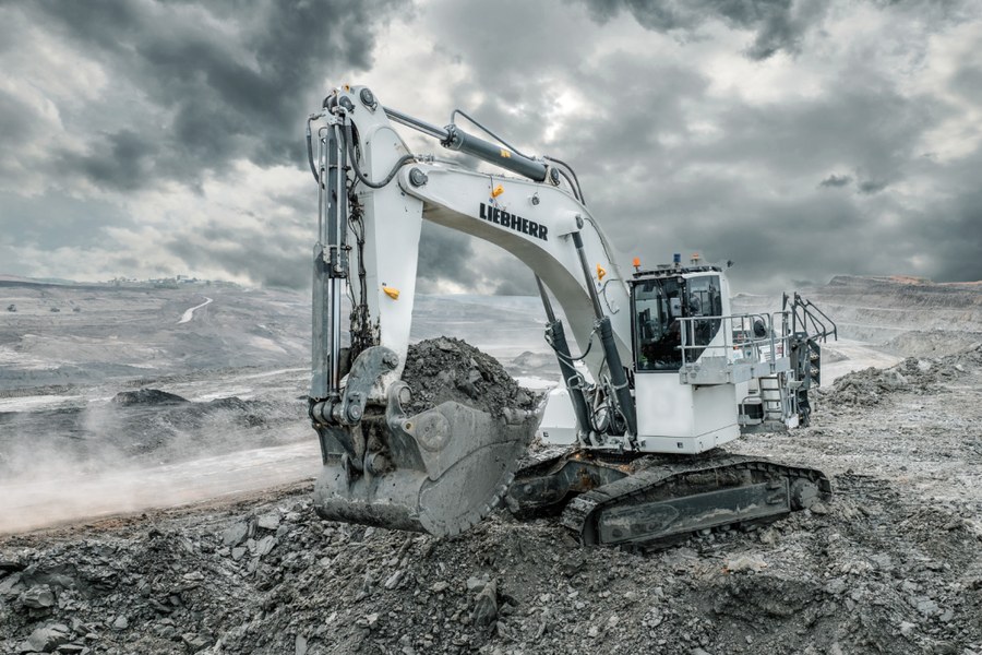 Máy xúc khai thác mỏ Liebherr